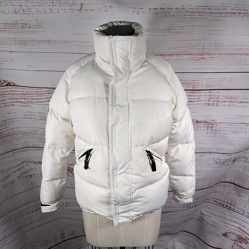 Sandro H18 Titan White Down Puffer Jacket - Size 36