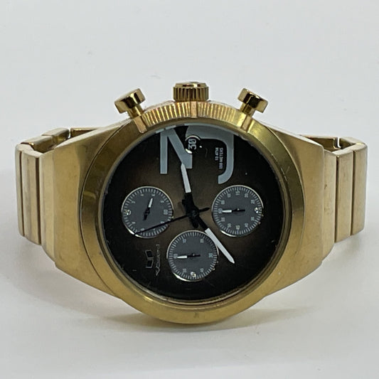 VESTAL Madera V.9 Women's Gold Tone Watch- NEEDS BATTERY