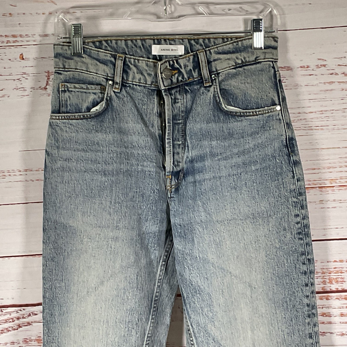 NWD ANINE Betty Women's Button Up Washed High Rise Slim Jeans- SZ 26