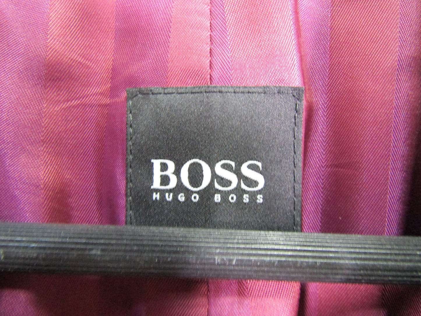 Hugo Boss Men's Gray Wool Blend Herringbone Blazer Jacket Size 42R