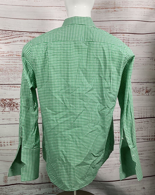 Liberty Shirt Co Gingham Long Sleeve Shirt Green