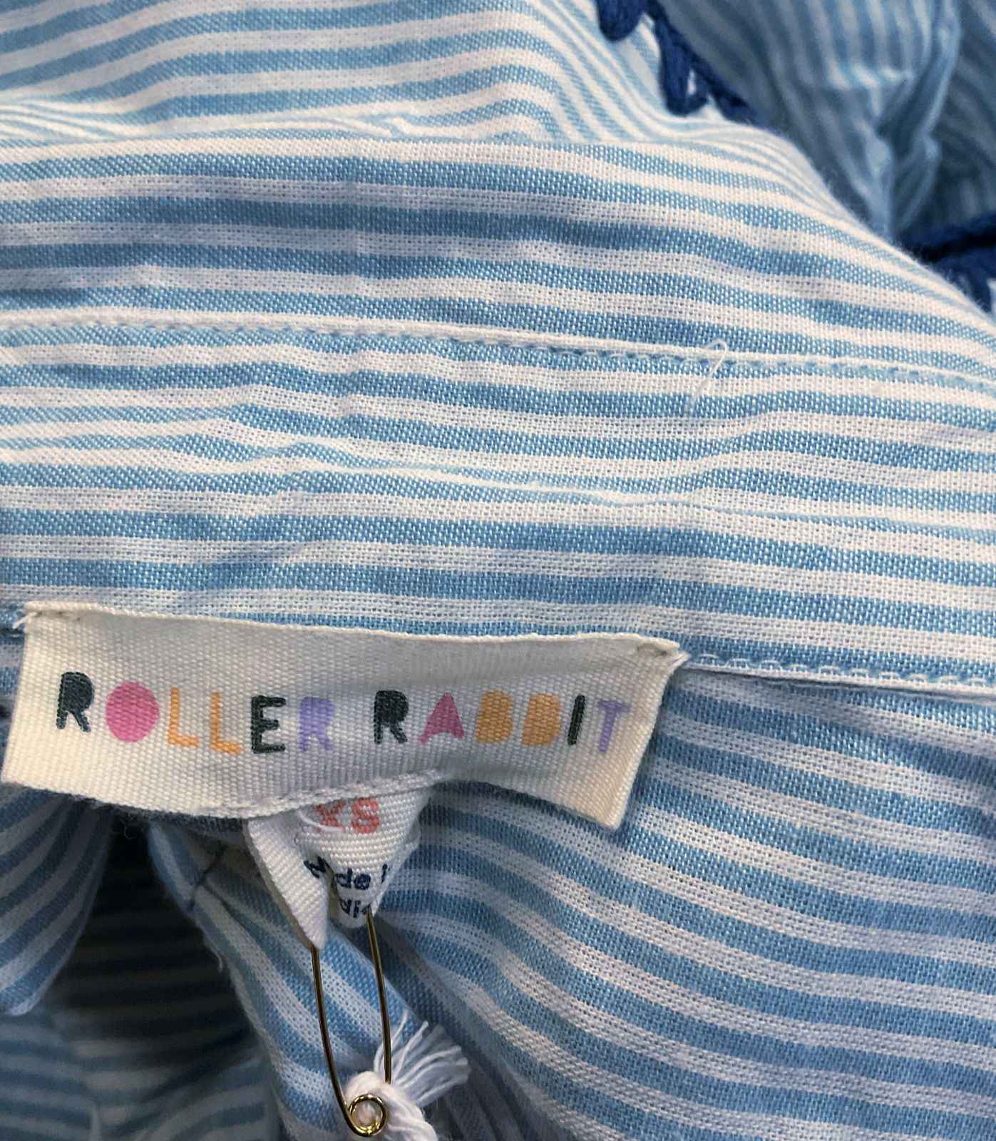 Roller Rabbit Heritage Stripe Jillian Dress Blue XS