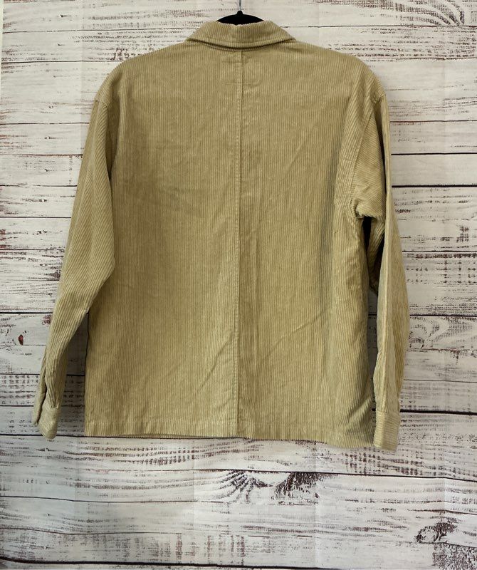Men's Carhartt Beige Corduroy Shirt Jacket Size S