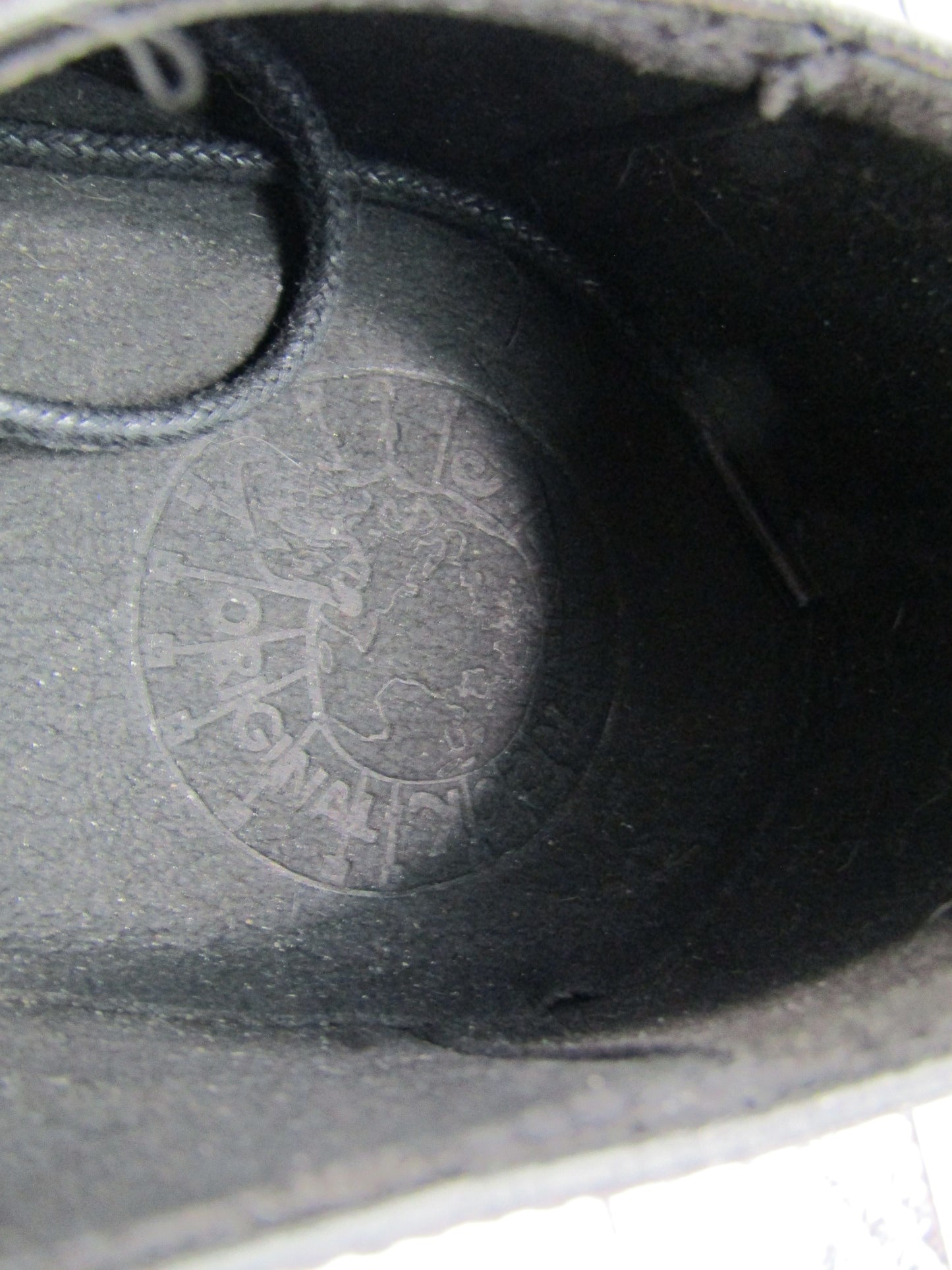 New Rock Creeper Women's Black Faux Leather Platform Oxford Size 7