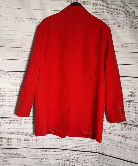 NWT Women's Walter Baker Red Blazer Jacket Size XL