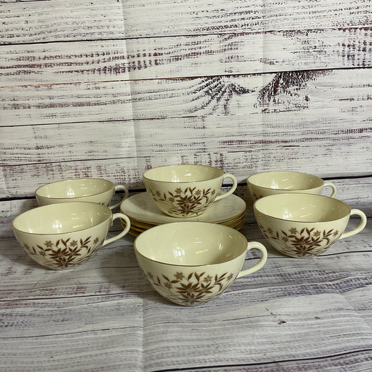 LENOX Starlight 6 Cups And 4 Saucers- 10 pieces (1 of 2)