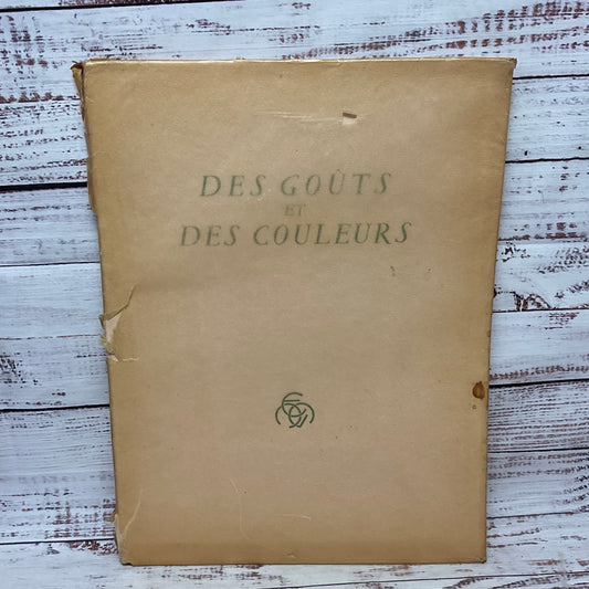 Des Goûts Et Des Couleurs Sacha Guitry 1945 France Dignimont Limited ED 980