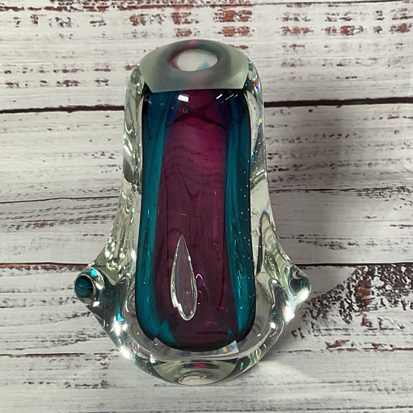 VTG. JIM & CONNIE GRANT Miniature Vase- 5"