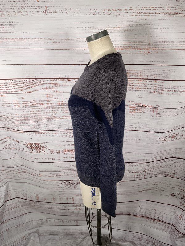 IRO Women's 100% Wool Pullover Grey Blue Sweater Size S