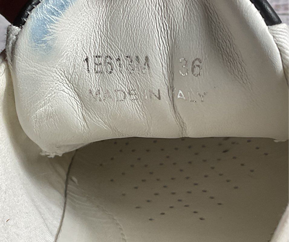 Prada Canvas Pointed Toe Sneakers White 36