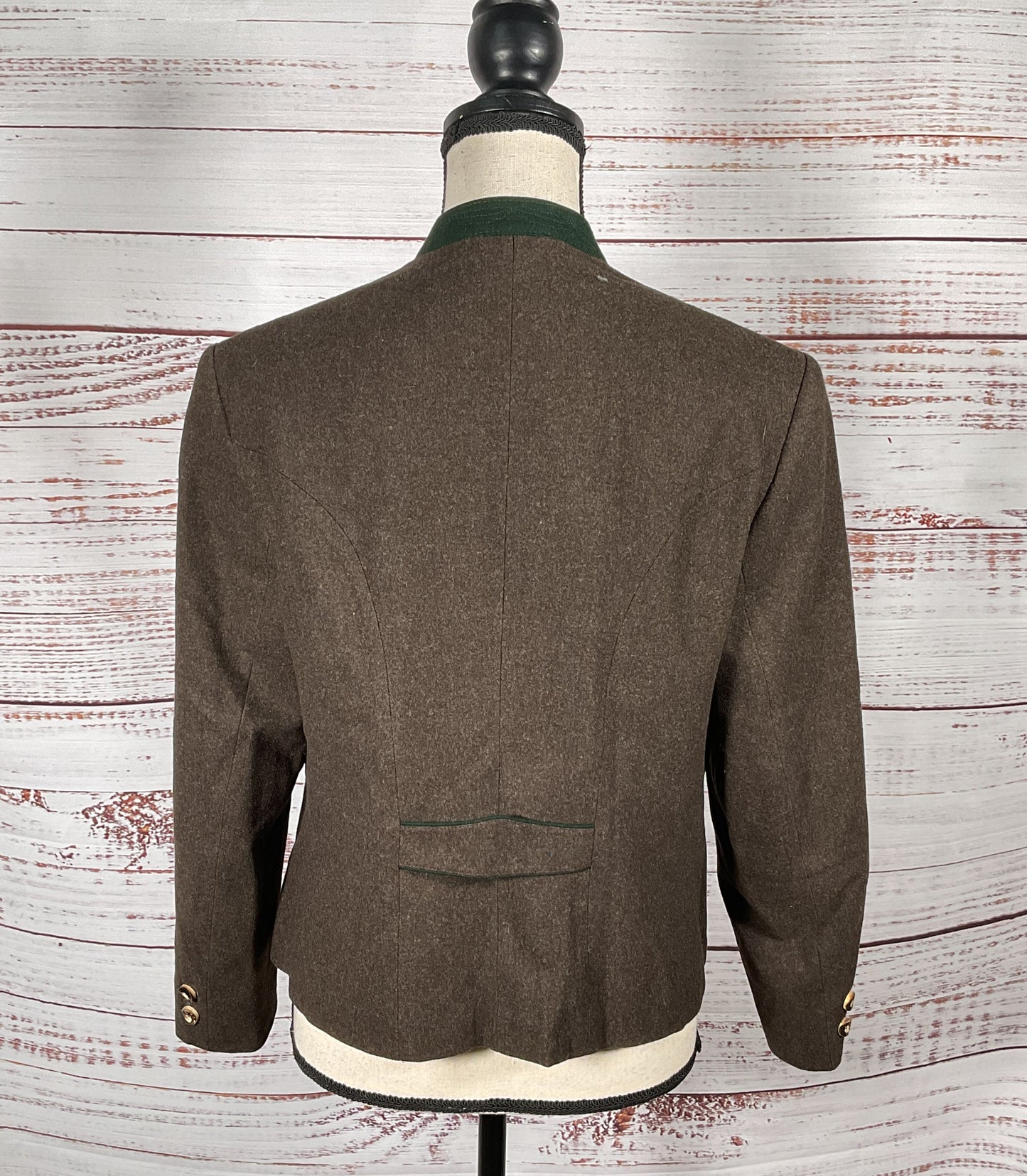 Loden Plankl Women's Vintage Wool Jacket Brown