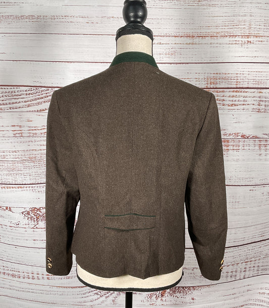 Loden Plankl Women's Vintage Wool Jacket Brown