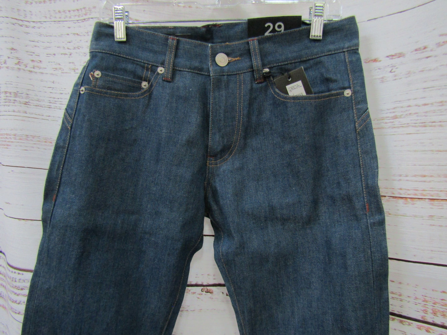 Armani Exchange J66 Men's Droite Blue Selvedge Denim Jeans Size 29