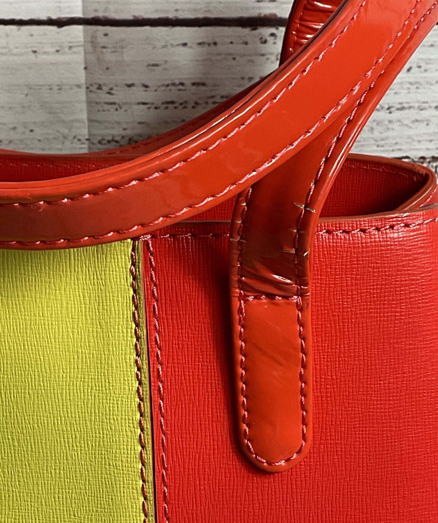 Oneoddbird The Lorikeet Saffiano Leather Handbag Multicolor
