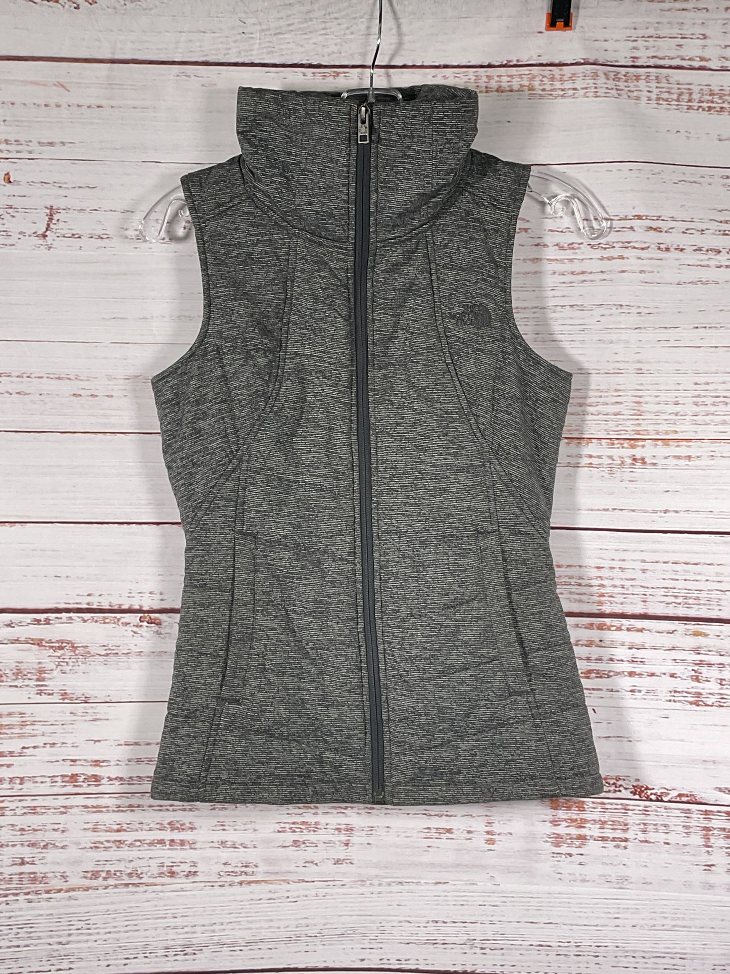 North Face Gray Women's Zip Up Vest - Size XS