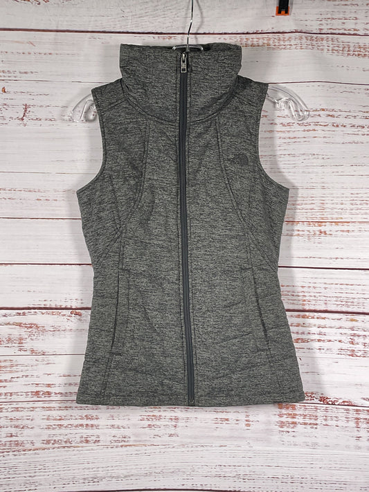 North Face Gray Women's Zip Up Vest - Size XS