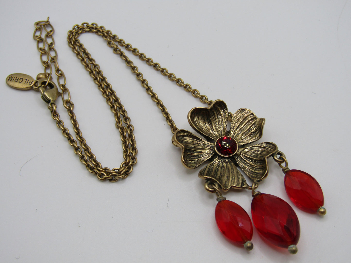 Pilgrim Danish Design Poppy Necklace & Bracelet Set