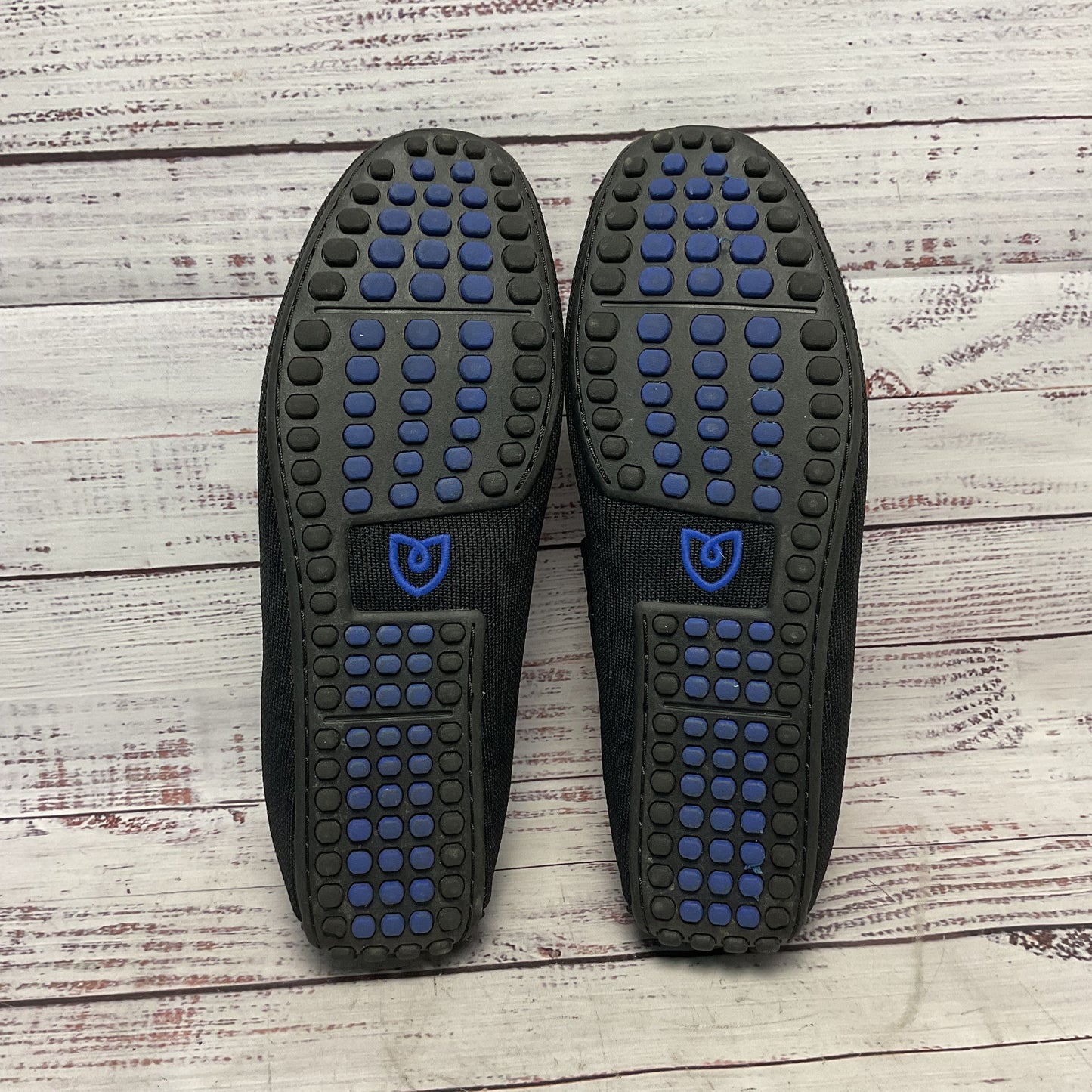 Rothys Black Knit Driving Loafer Casual Shoe Men Size 10