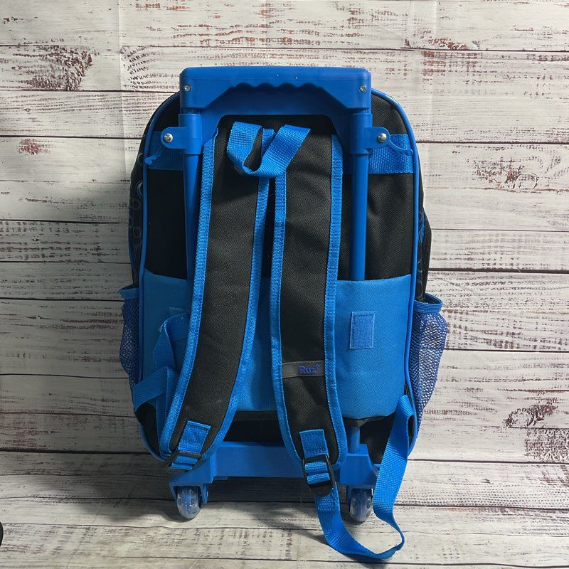 NWT Ruz Sonic the Hedgehog Coin Jump Rolling Carry-On Backpacks