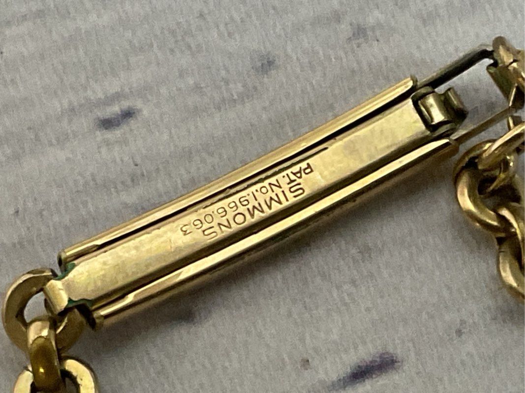 VTG. HAMILTON 10K Gold Filled Engraved on Back (DAMAGED)