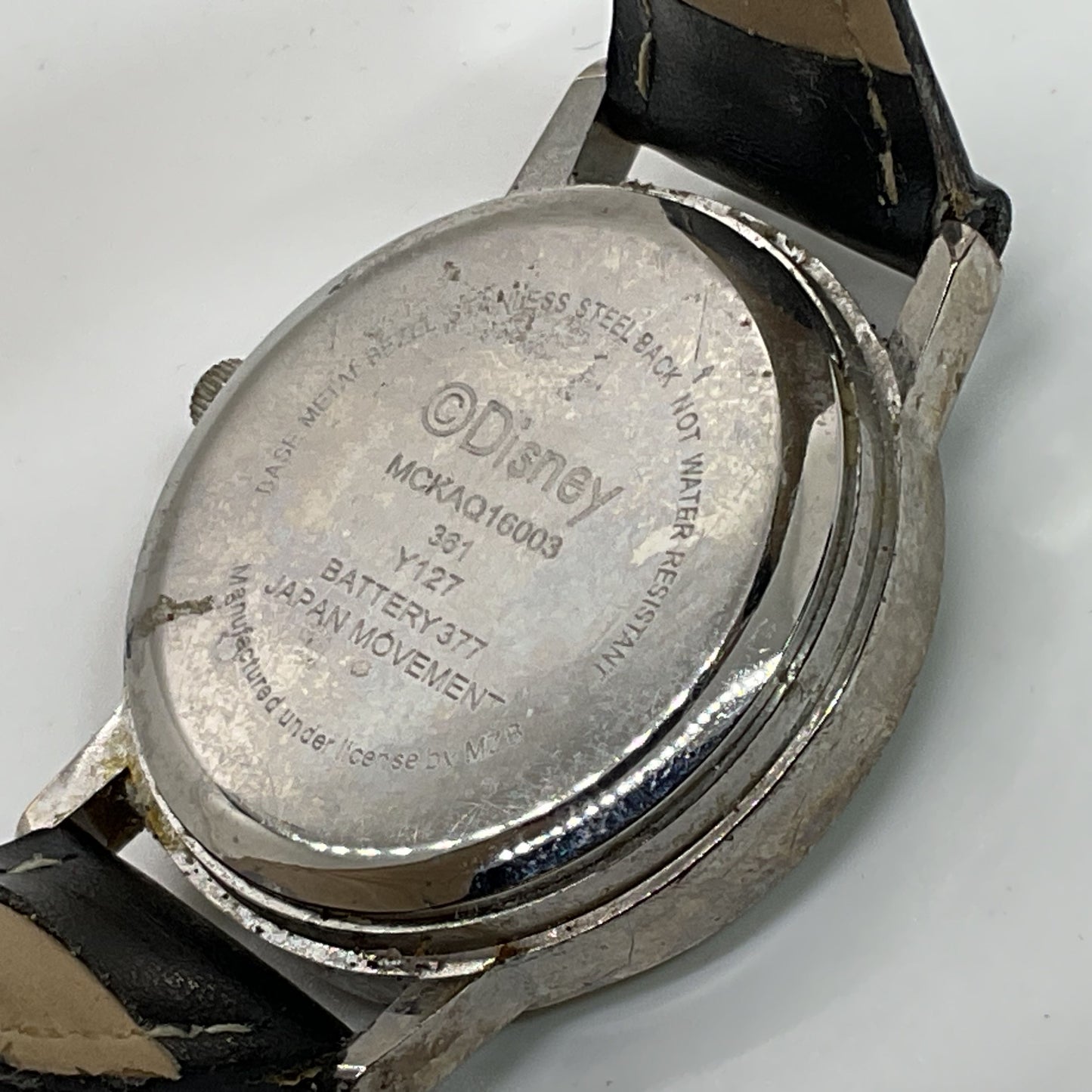 DISNEY Mickey Mouse Model #MCKAQ16003 Unisex Watch- NEEDS BATTERY