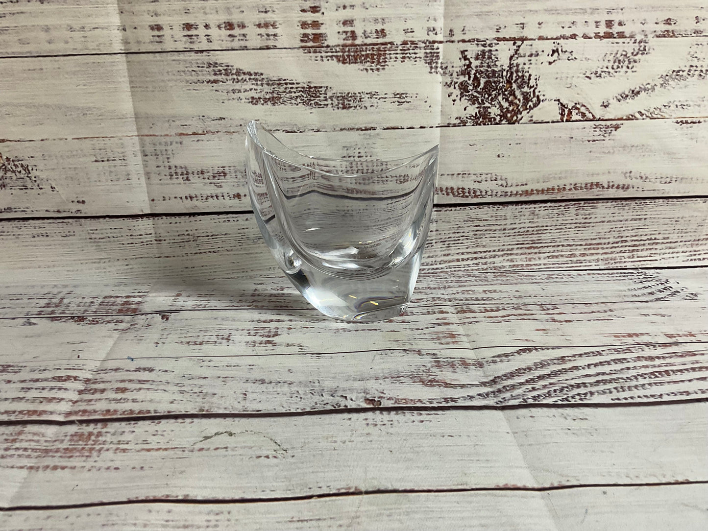 Nambe Crystal Glass Vase