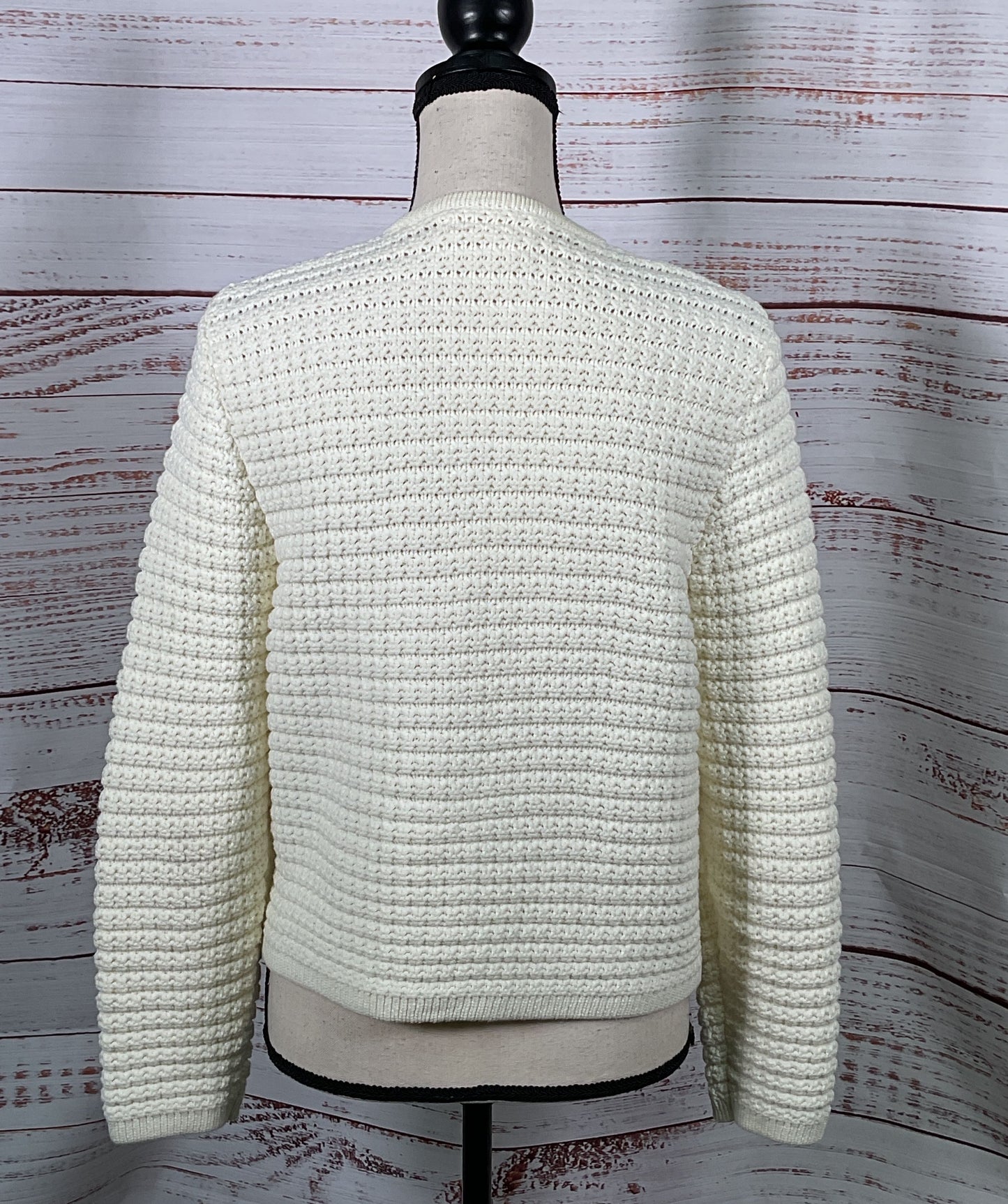 Ba&sh Gaspard Cotton-Blend Cardigan Cream 2