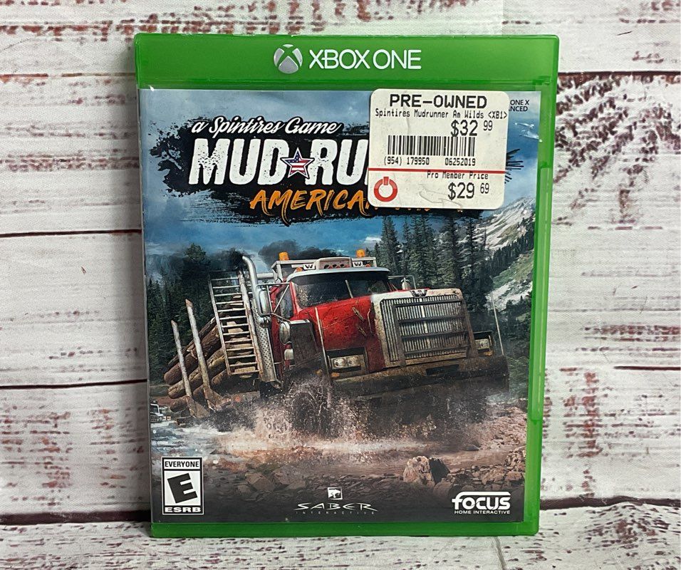 Xbox One Set of 3 RBI Baseball V-Rally 4 Mud Runner Video Games