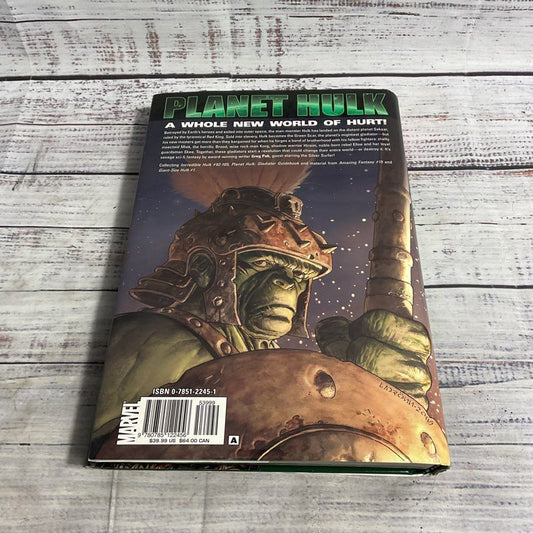 The Incredible Hulk: Planet Hulk Hardcover 1st Print Marvel Graphic Novel