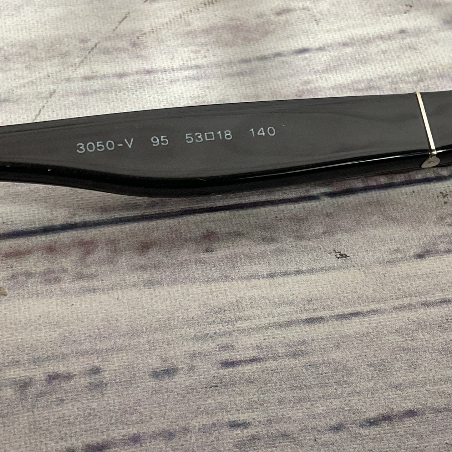 NWD PERSOL 3050/V 95 Unisex Black Eyeglasses w/ Case- 53[ ]18 140 (FRAMES ONLY)