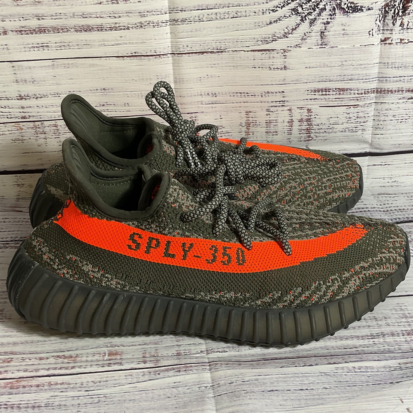 ADIDAS SPLY-350 V2 Boost Men's Gray Orange Shoes- SZ 6