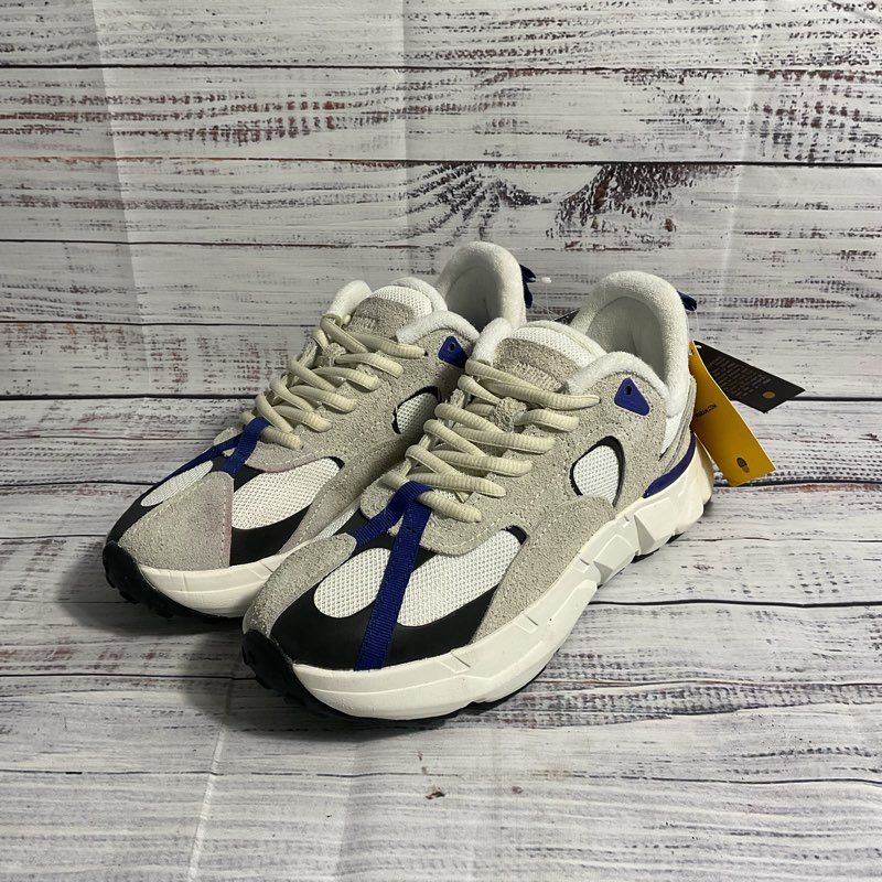 NWT Clearweather Pathfinder Heron Grey/Blue Sneakers Men's 7/Women's 8.5 DAMAGED