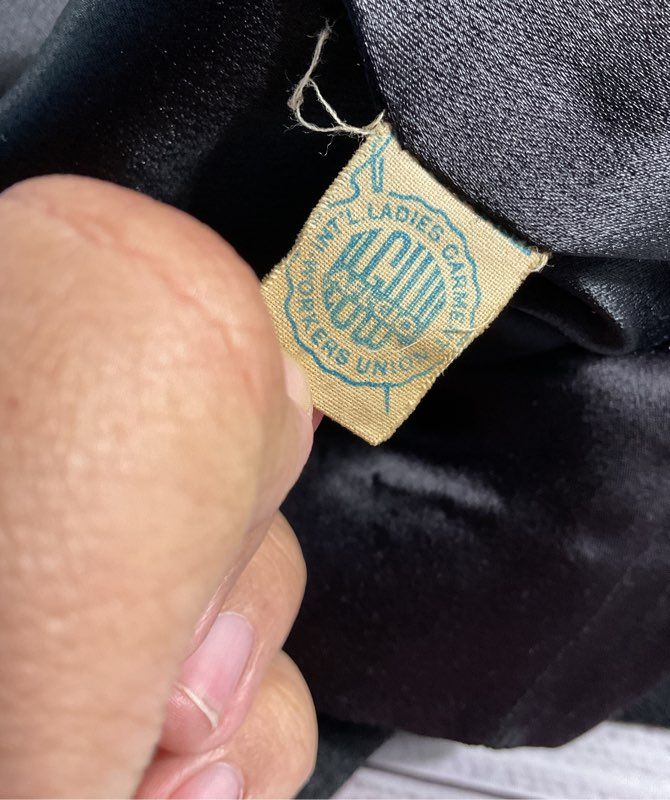 Vintage Int. Ladies Garment Workers Union ILGWU Wilson's Wool Coat