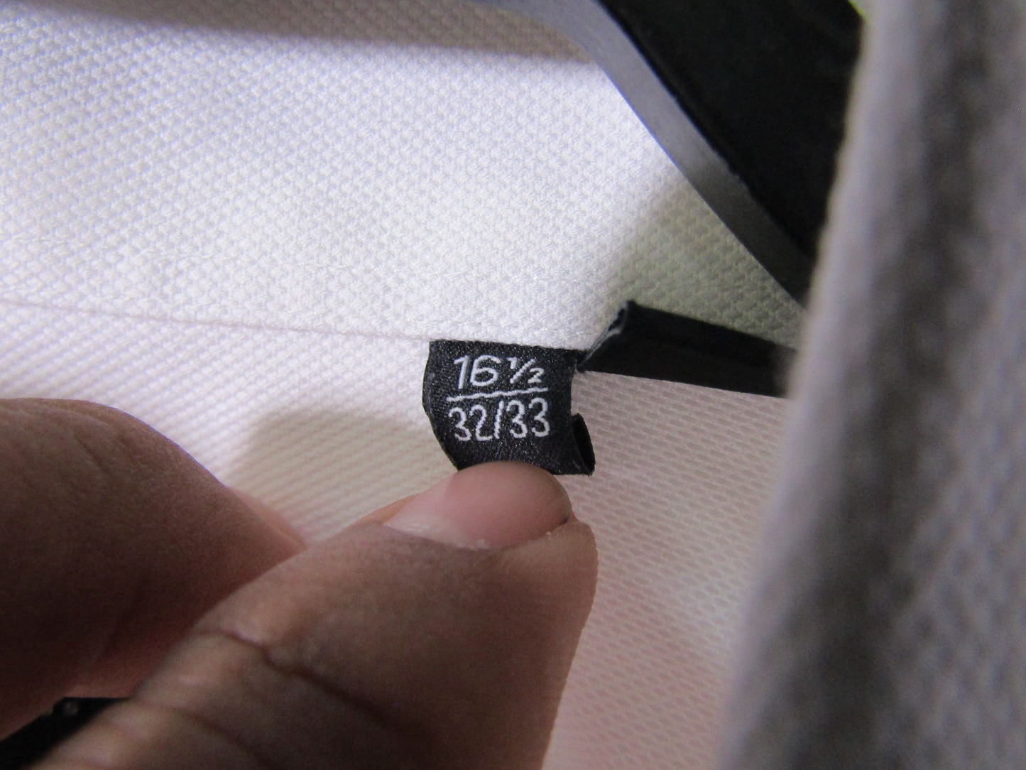 Hugo Boss Lawrence Men's White Long Sleeve French Cuff Shirt Size 16.5