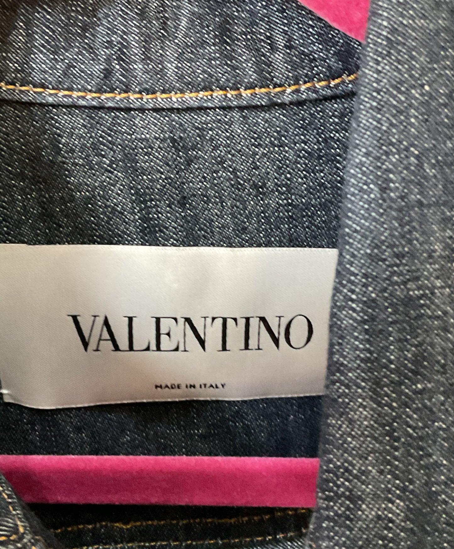 Valentino Denim Long Sleeved Romper Blue 40 Euro 8 US