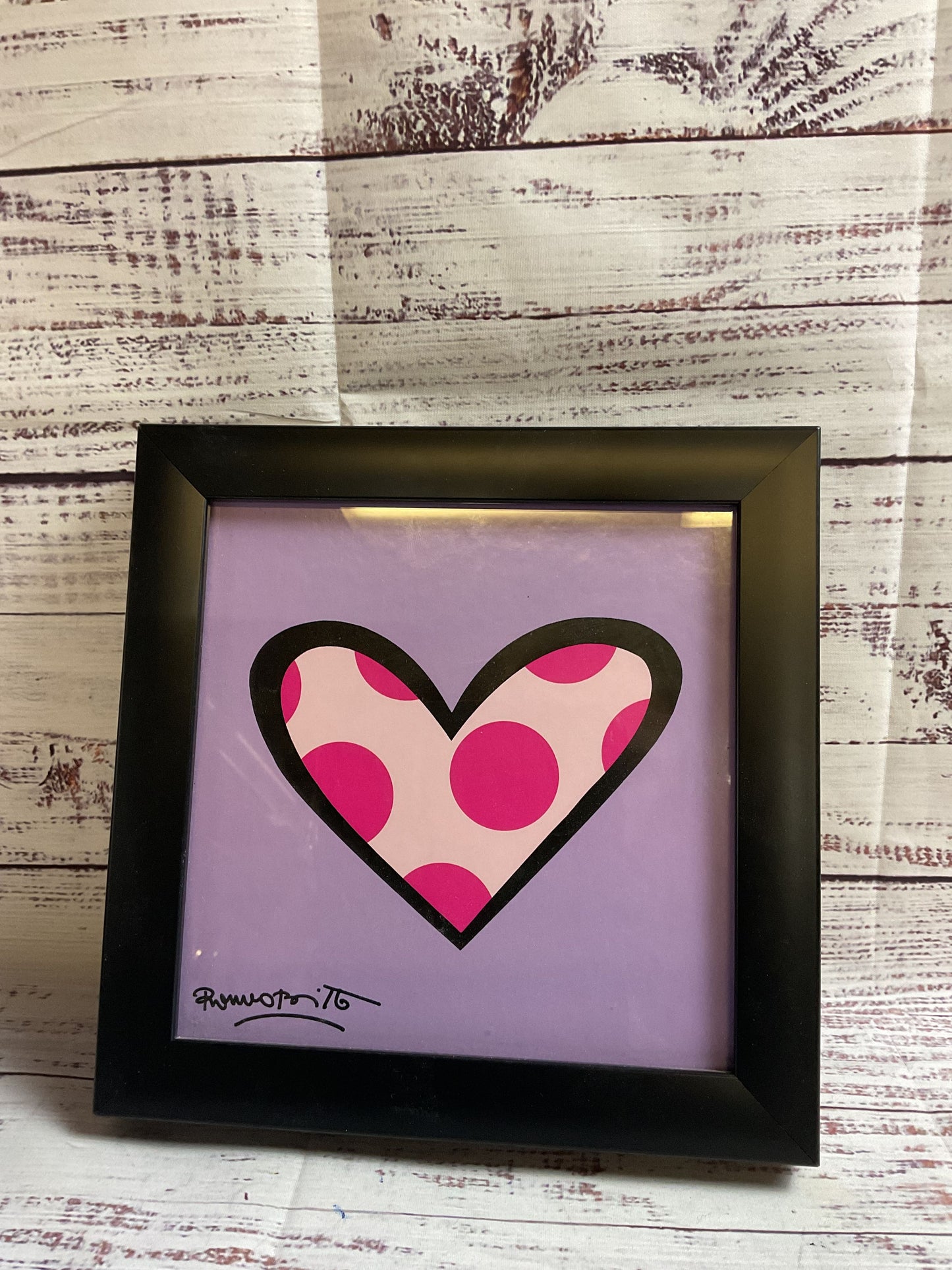 "Dotty About You" Romero Britto Art Print