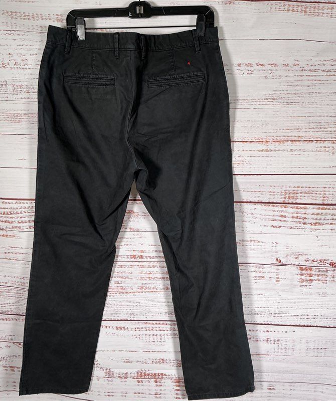 Men's Anapolis Global Citizen Black Chino Pants Size 34 Retail $138