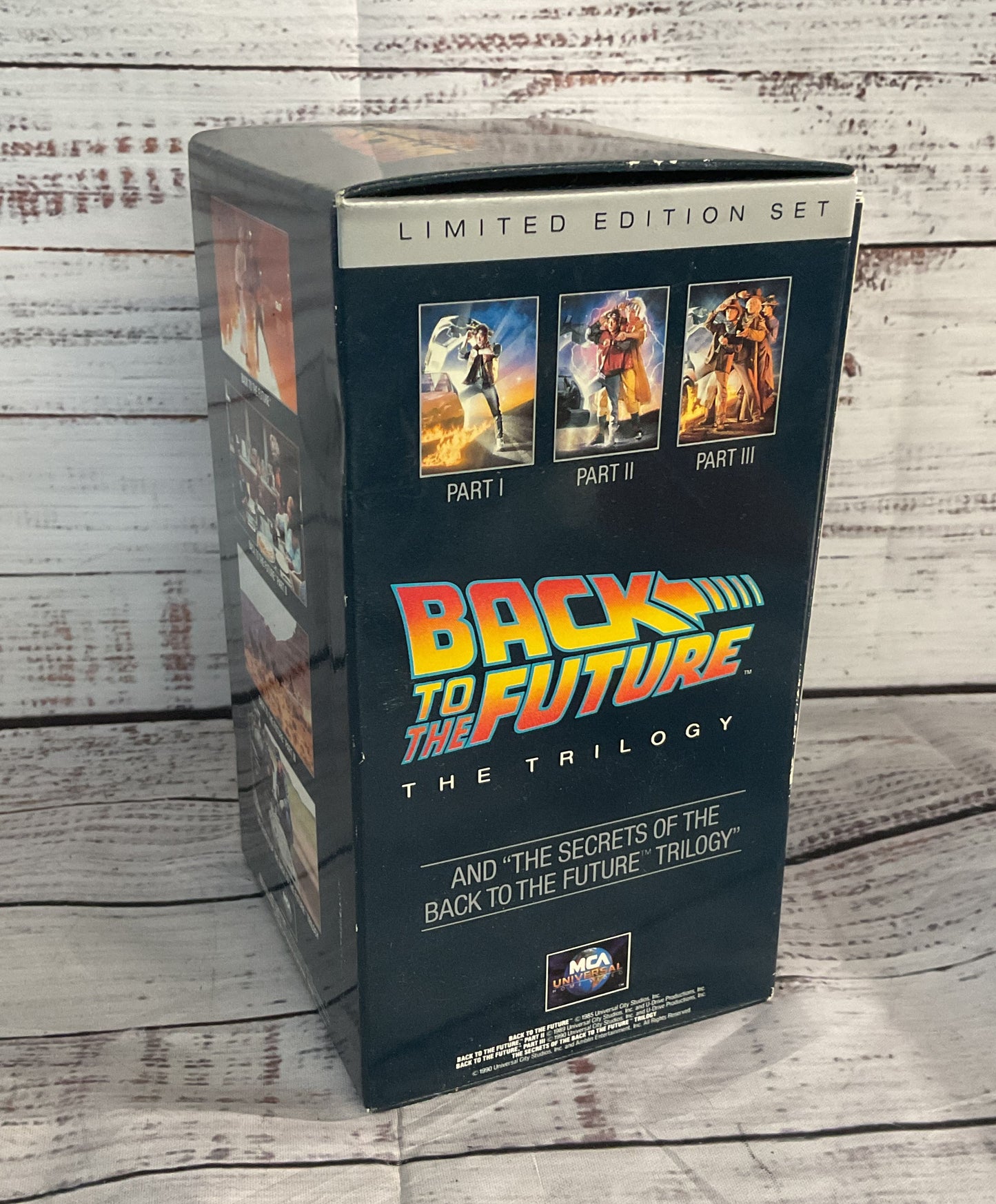 Back to the Future Trilogy Secrets of the Trilogy VHS Set