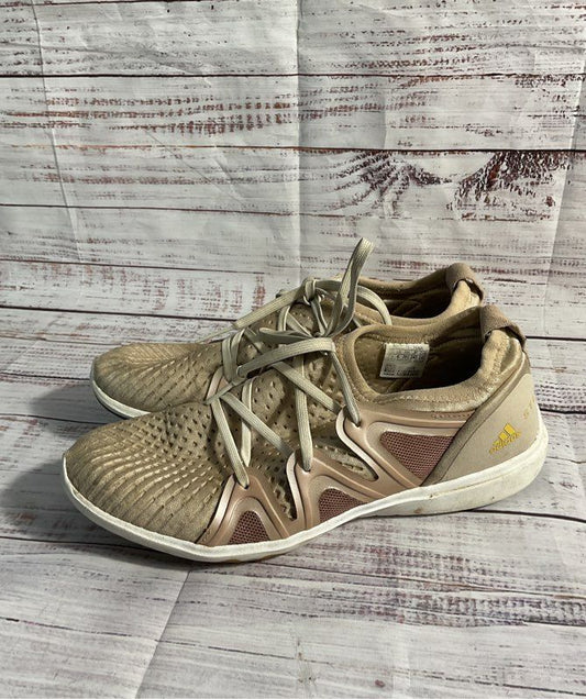 adidas Stella McCartney x UltraBoost Metallic Beige Sneakers Size 7.5 Women's