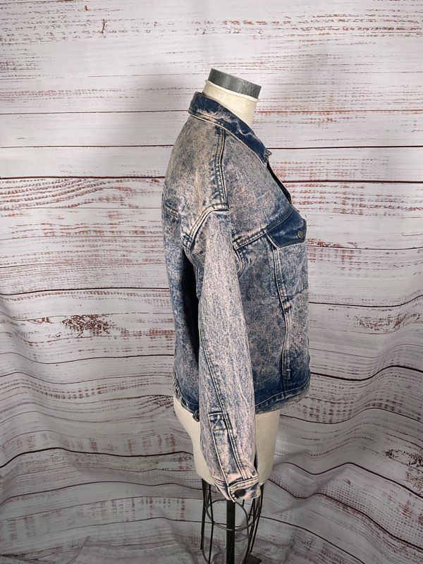 Vintage Calvin Klein Unisex Washed Denim Trucker Jacket Size M