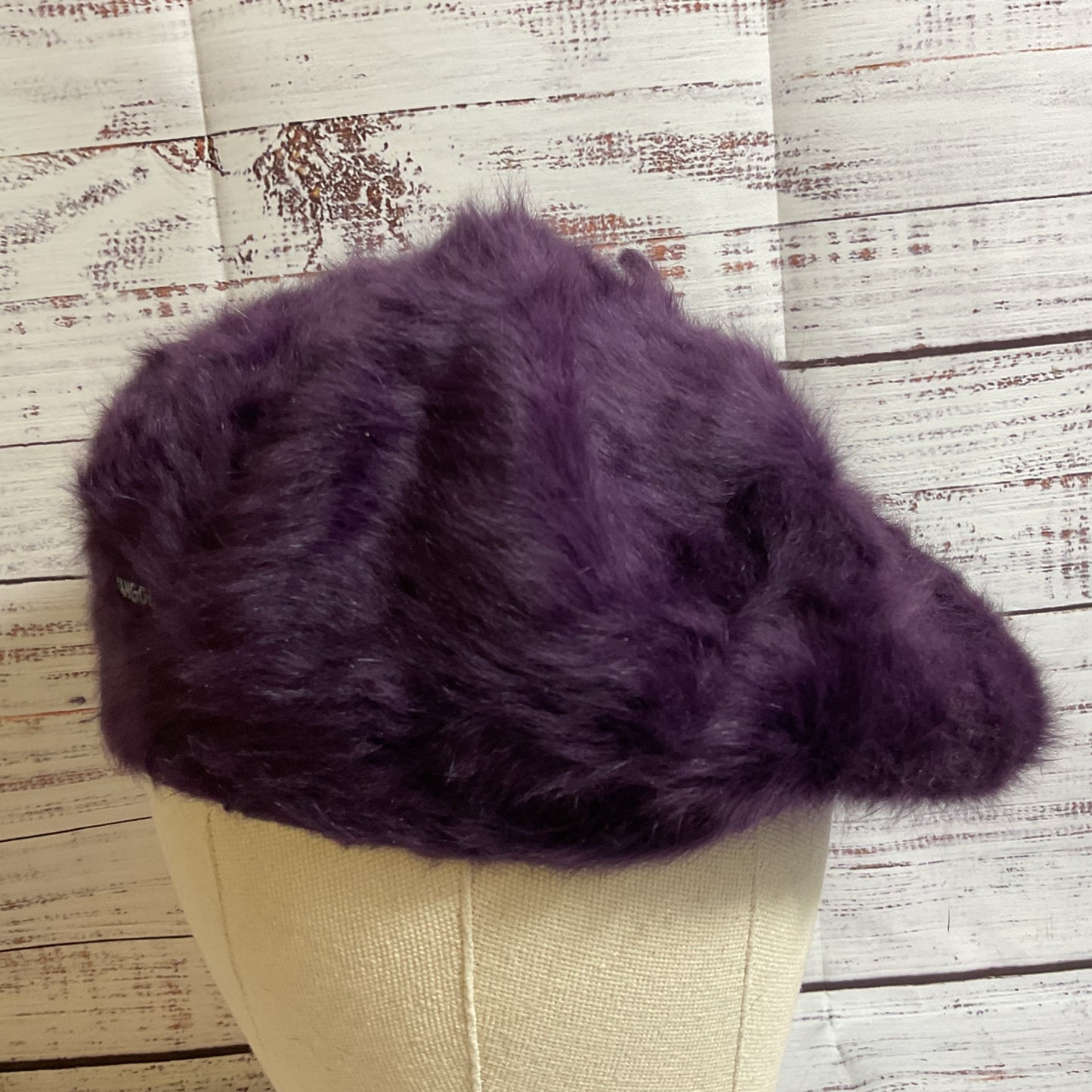 VTG. KANGOL 11" Purple Furgora Beret Hat