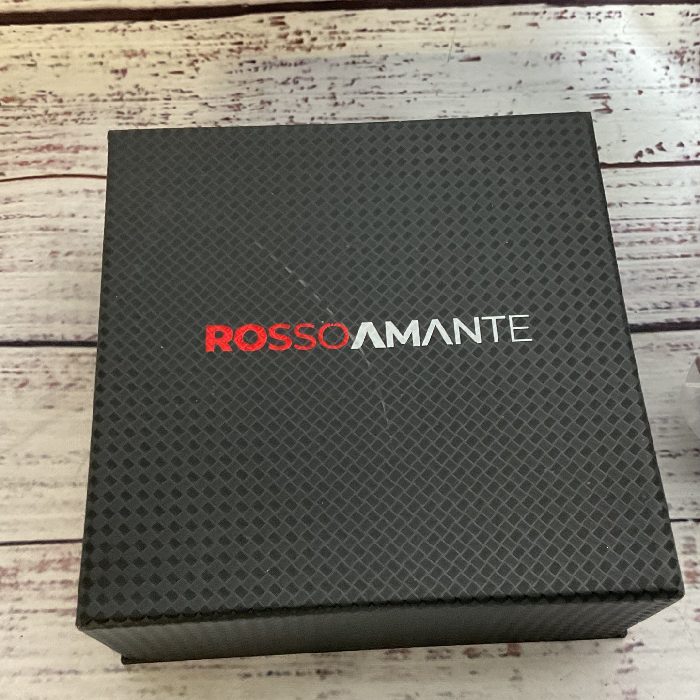 NEW ROSSOAMANTE Silver Tone SS & Rhinestone Curb Chain Bracelet