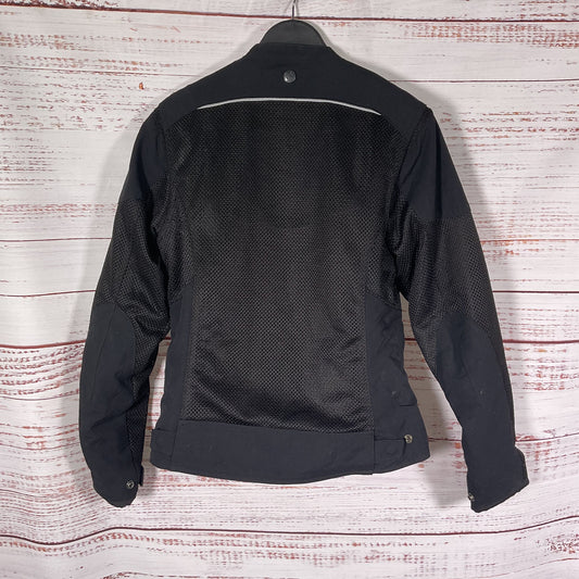 Can-Am Black Mesh Double Layered Motorcycle Riding Jacket - Size S