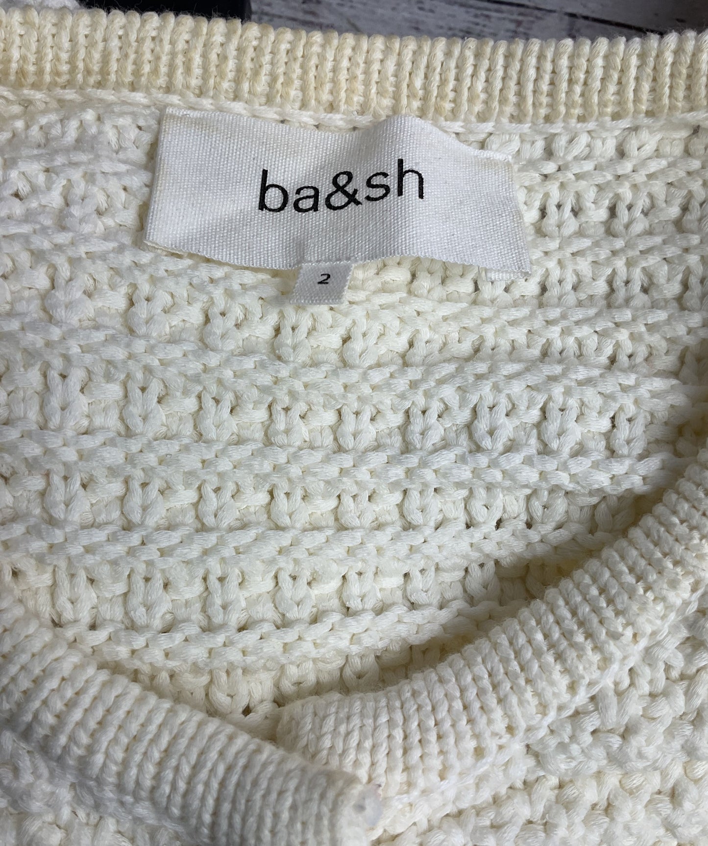 Ba&sh Gaspard Cotton-Blend Cardigan Cream 2