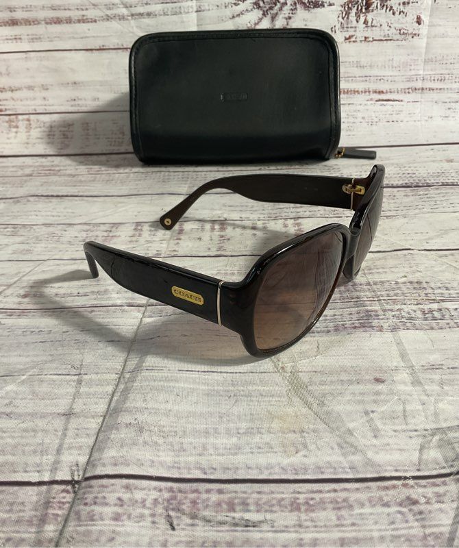 COACH Odessa S822 Brown Sunglasses With Case