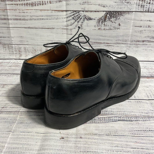 Allen Edmonds Black Leather Byron Brogue Oxford Dress Shoe Men's 8.5 D