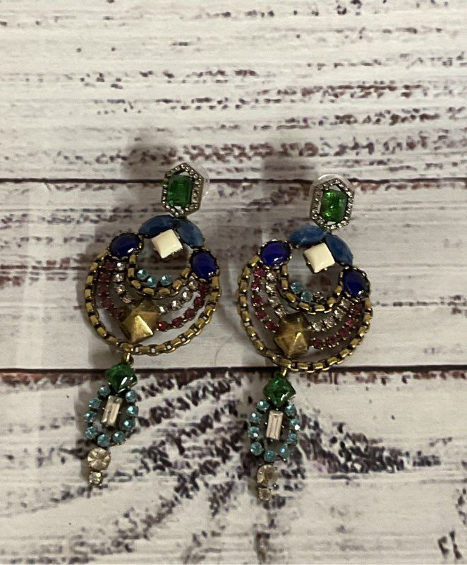 Stella & Dot Vintage Drop Earrings