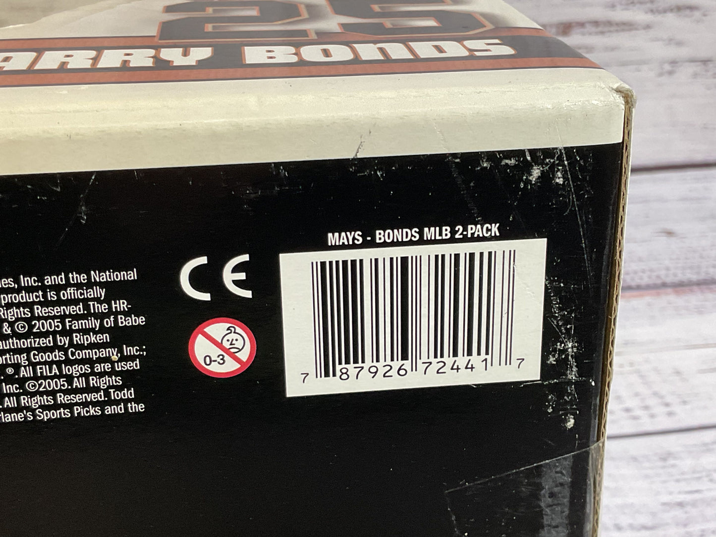 NEW McFARLANE TOYS Giants Of The Home Run Willie Mays "660" Barry Bonds 2-Pack