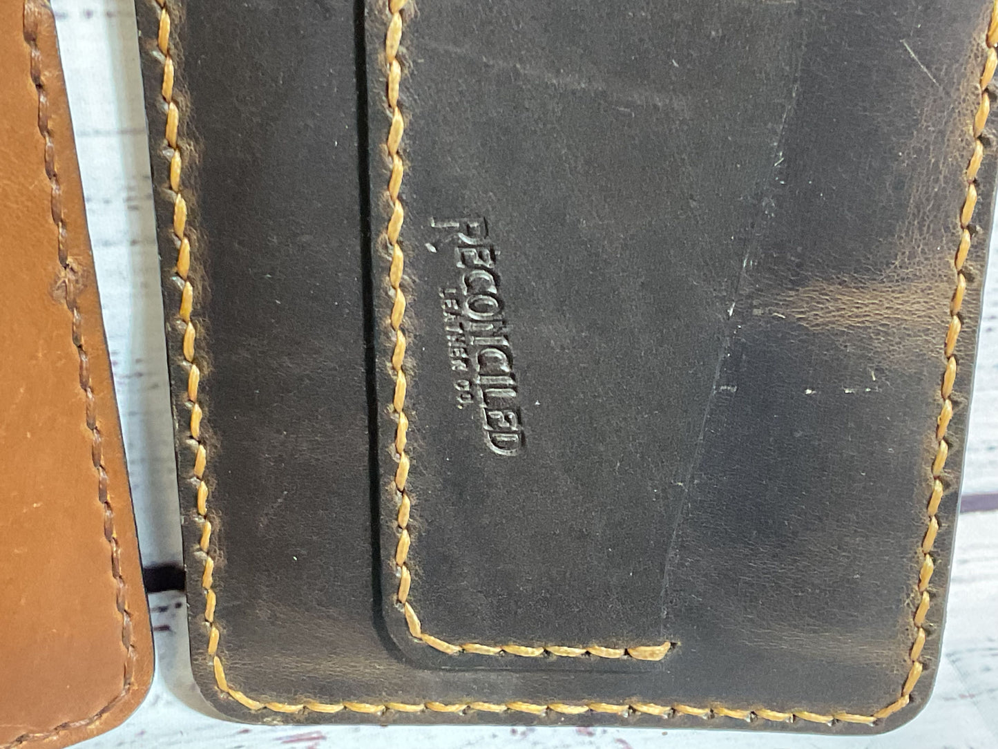 Reconciled Leather Memo Pad And Cover