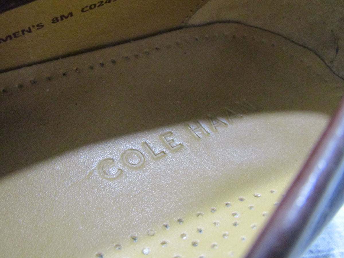 Cole Haan Ascot II Men's Brown Leather Horsebit Loafers Size 8 C02497